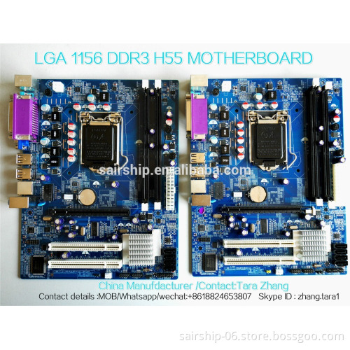 H55 with I5 CPU LGA1156 DDR3 desktop Intel motherboard